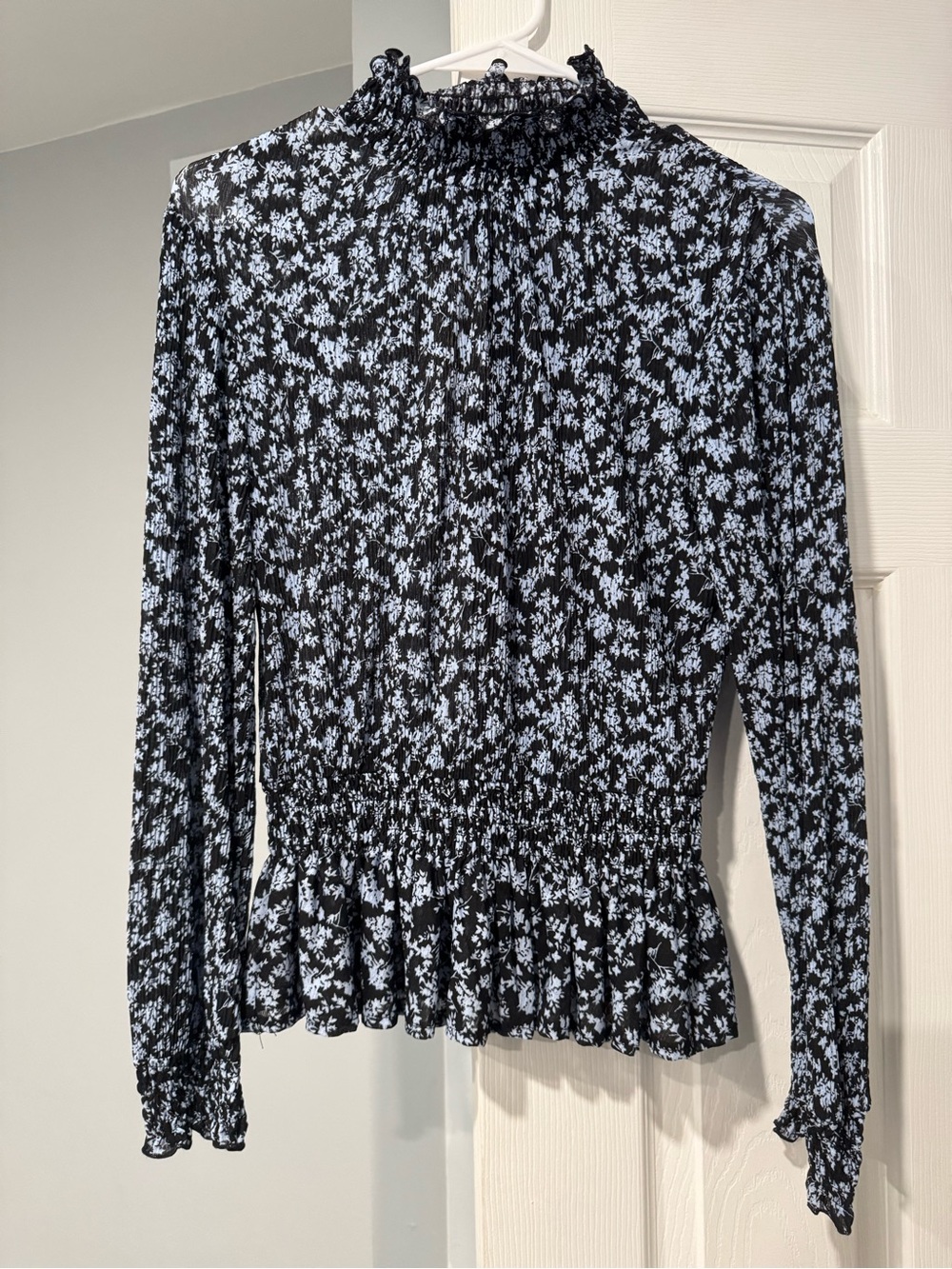 Mango Ruched Blouse